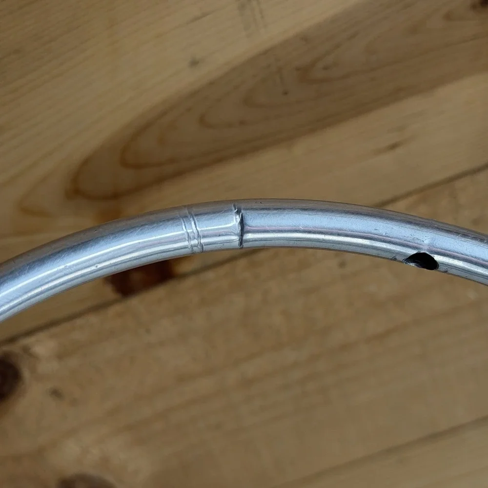 Depression Era Swing Lid Chrome Ice Bucket Insulated *Flaws* ‎ Made In Italy